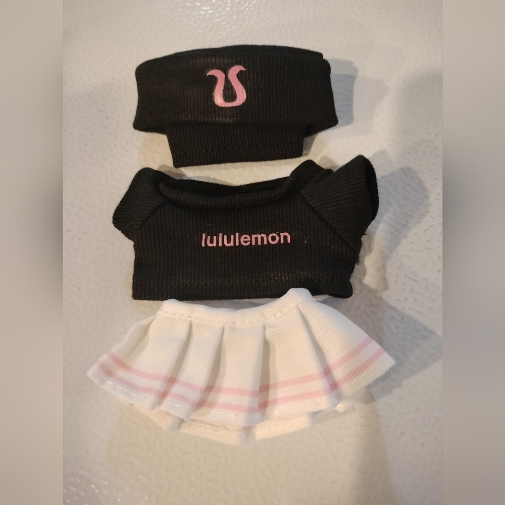 Designer Inspired Black and White Labubu Outfit